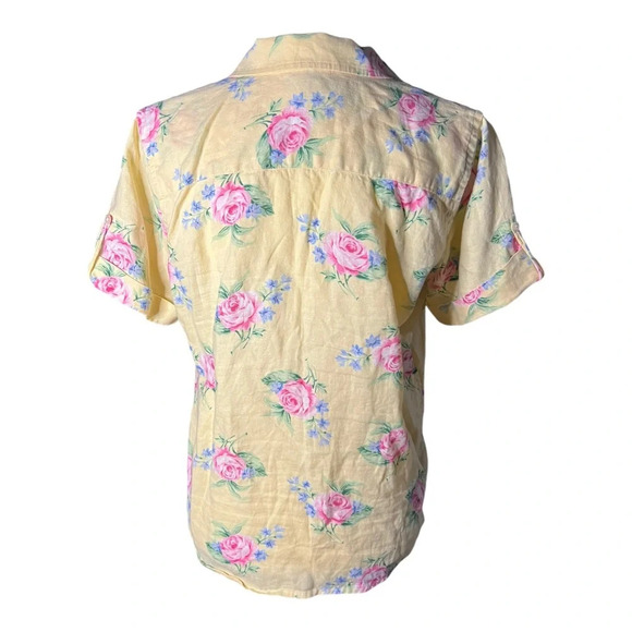 Linen Ralph Lauren Floral Blouse PM - Picture 2 of 4